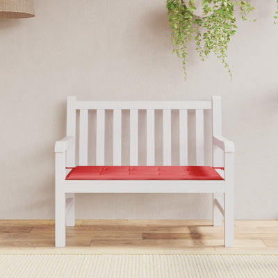 Vidaxl Garden Bench Cushion 100x50x3 CM Oxford Fabric Red