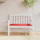 Vidaxl Garden Banch Cushion 120x50x3 cm tessuto Oxford rosso