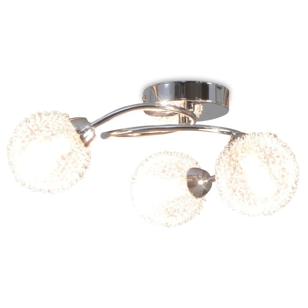 Vidaxl Lampada a soffitto con 3 lampade a LED G9 120 W