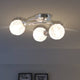 Vidaxl Lampada a soffitto con 3 lampade a LED G9 120 W