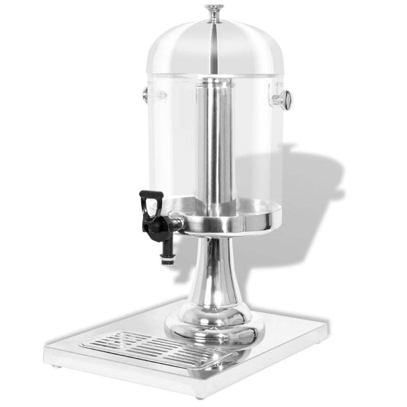 Vidaxl sapdispenser acero inoxidable 8 l