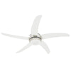 VIDAXL VENTO A BACCHIO CON LAMPAGNA 128 CM BIANCO