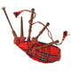 Vidaxl Bolsa de garabatos para niños Scottish Great Highland Red Stewart Tartan