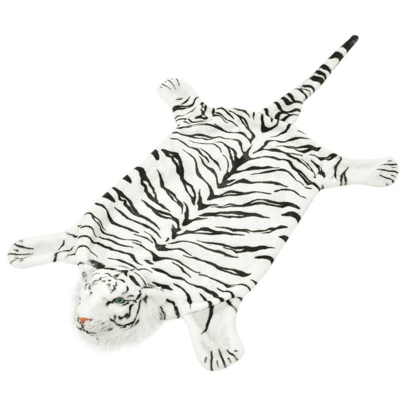 Vidaxl Tiger Floor Plush 144 cm blanco