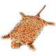 VidaXL tappeto leopardato peluche 139 cm marrone