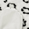 Vidaxl Leopard Flooring Plush 139 cm blanco