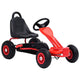 Vidaxl GO -Kart con pedali e pneumatici rossi