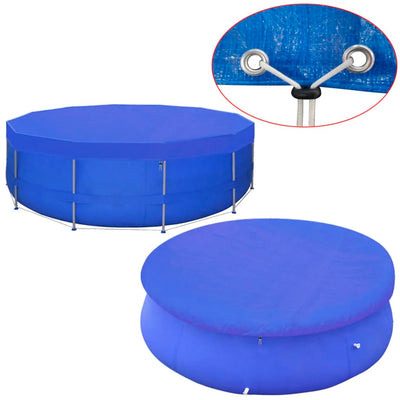Copertina di piscina Vidaxl PE round 460 cm 90 g m²