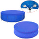 Copertina di piscina Vidaxl PE round 460 cm 90 g m²