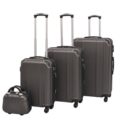 Vidaxl Hard Rolling Case Imposta antracite 4-DLG