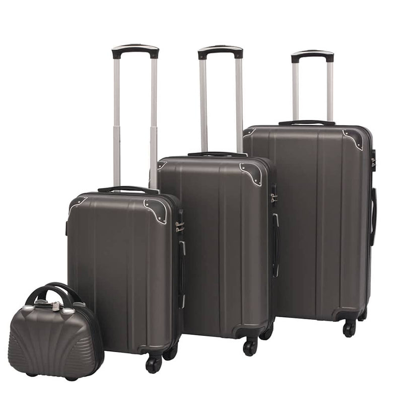 Vidaxl Hard Rolling Case Imposta antracite 4-DLG