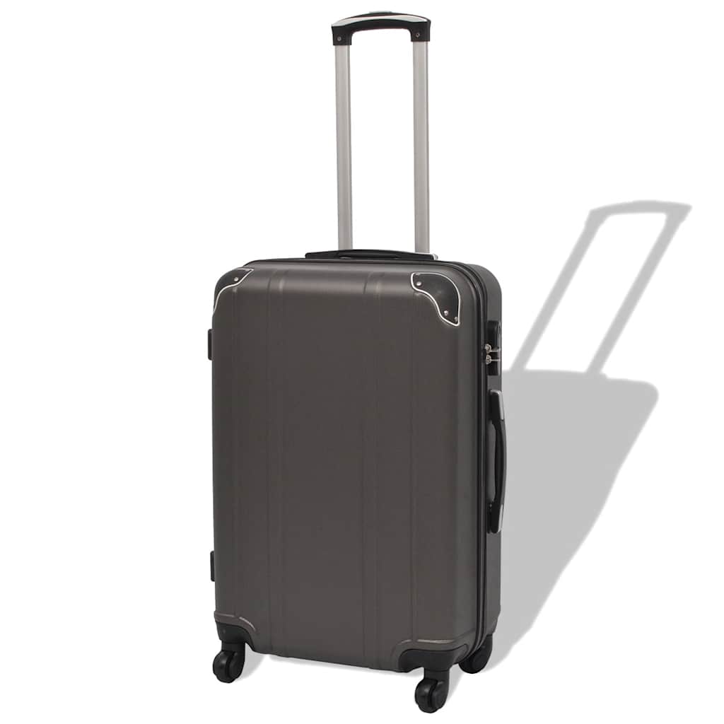 Vidaxl Hard Rolling Case Imposta antracite 4-DLG