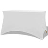 Vidaxl Cover tavolo allungamento bianco 243x76x74 cm 2 m