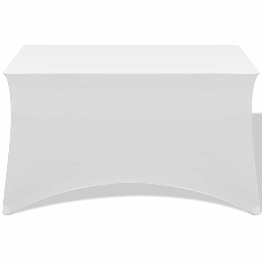 Vidaxl Cover tavolo allungamento bianco 243x76x74 cm 2 m