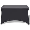 Vidaxl Cubierta de la tabla estiramiento antracita 243x76x74 cm 2 PCS