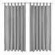 Tende da micro-satina Vidaxl con loop 140x175 cm 2 pezzi