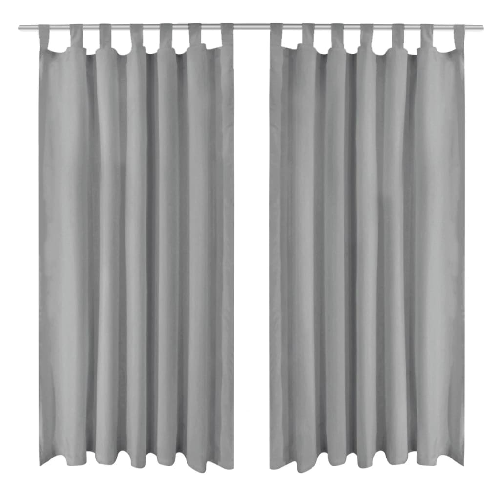 Tende da micro-satina Vidaxl con loop 140x225 cm 2 PC
