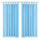 Tende a micro-satina vidaxl con loop 140x175 cm turchese 2 m