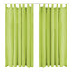 Tende a micro-satina Vidaxl con loop 140x175 cm verdi 2 m