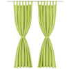 Tende a micro-satina Vidaxl con loop 140x175 cm verdi 2 m