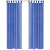Vidaxl tende Voile 140x245 cm King Blue 2 PCS
