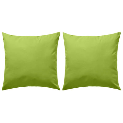 Vidaxl cuscini da esterno 45x45 cm Apple verde 2 pezzi
