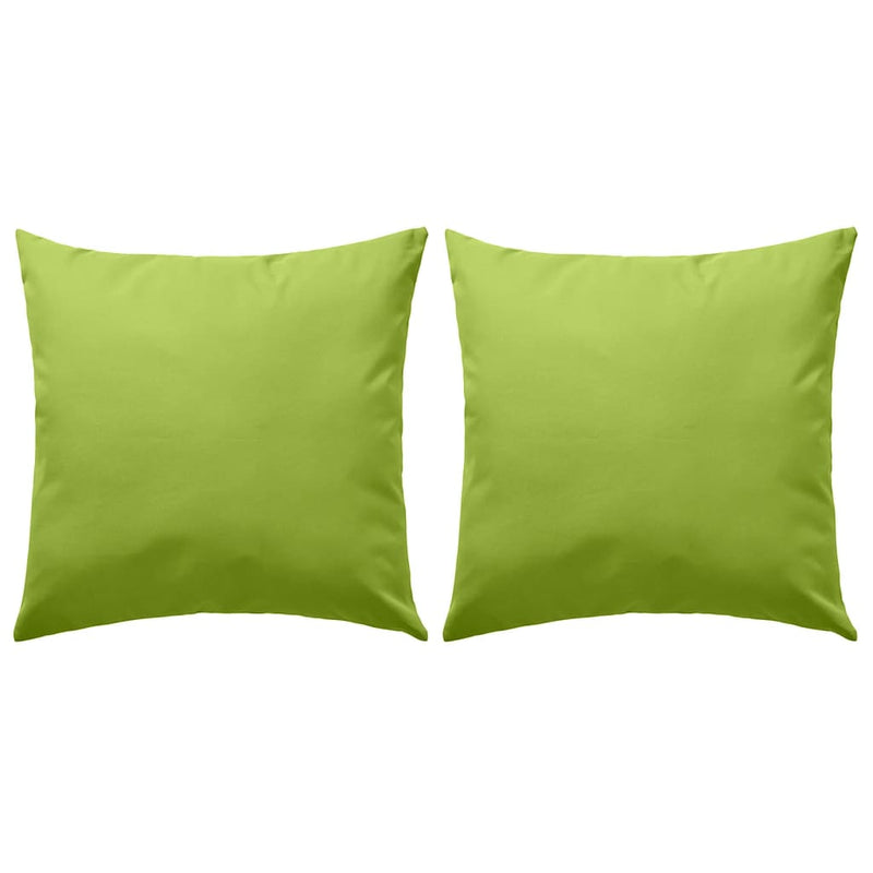 Vidaxl cuscini da esterno 45x45 cm Apple verde 2 pezzi
