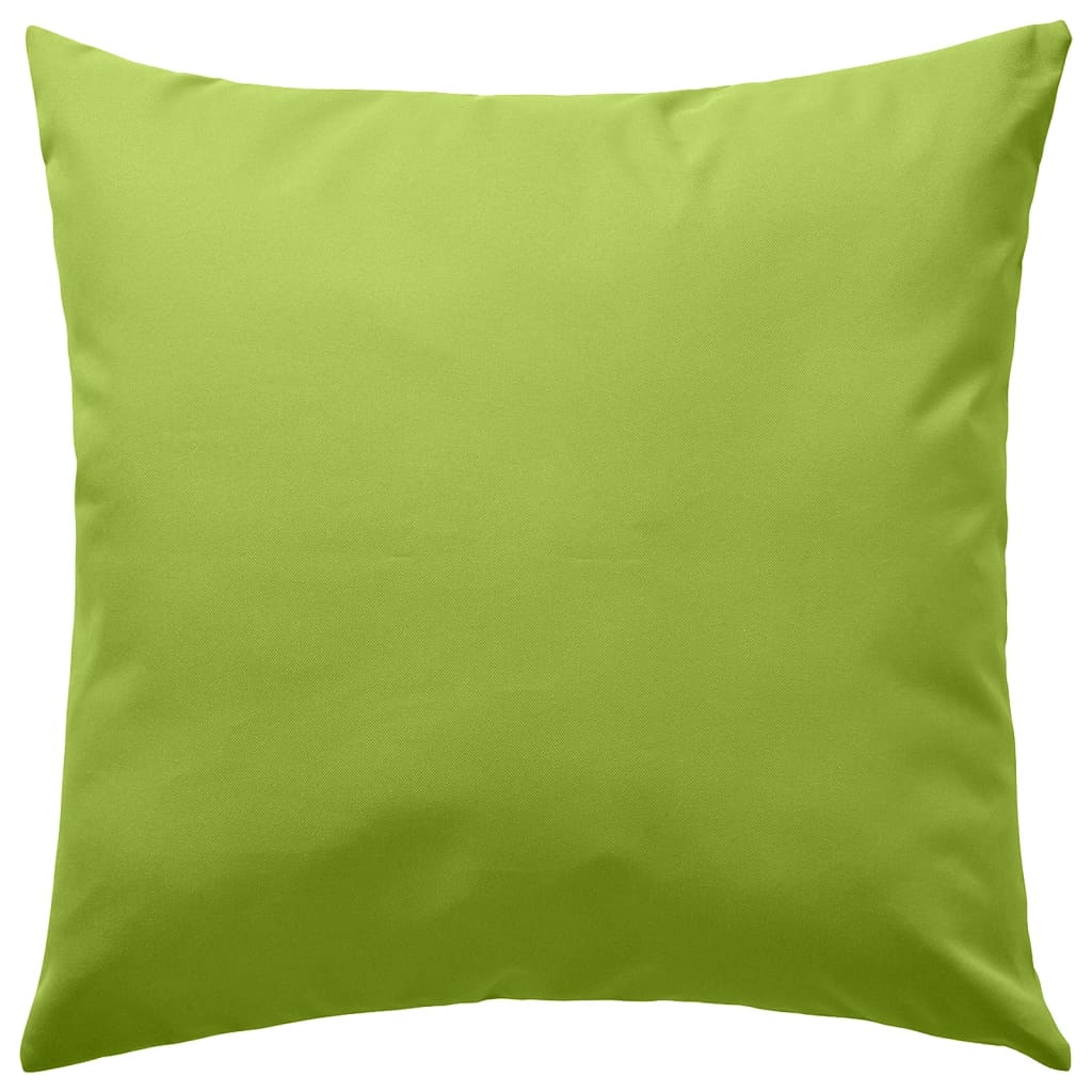 Vidaxl cuscini da esterno 45x45 cm Apple verde 2 pezzi