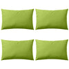 Vidaxl cuscini da esterno 60x40 cm Apple verde 4 pezzi