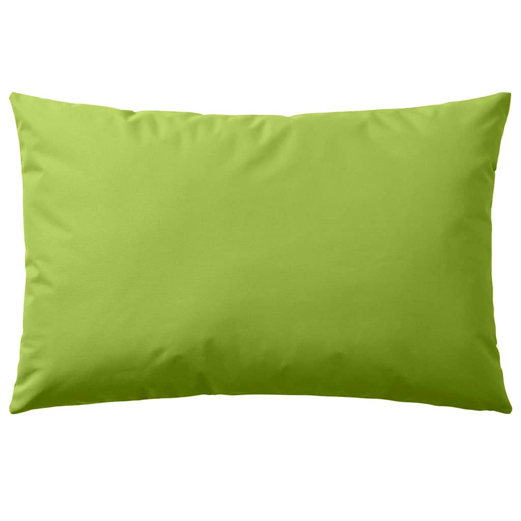 Vidaxl cuscini da esterno 60x40 cm Apple verde 4 pezzi