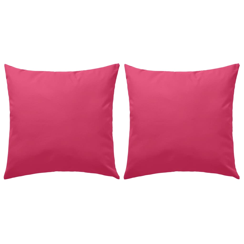 Vidaxl cuscini da esterno 45x45 cm rosa 2 pezzi