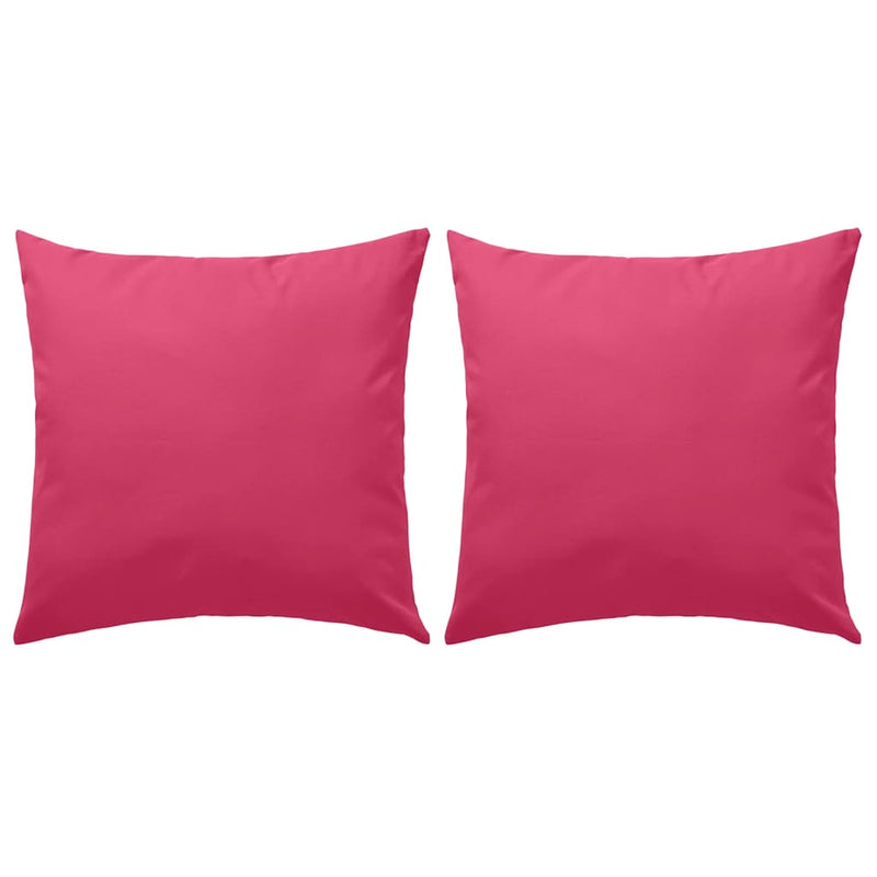 Vidaxl cuscini da esterno 45x45 cm rosa 2 pezzi