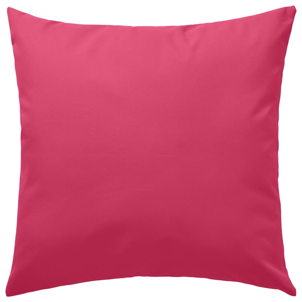 Vidaxl cuscini da esterno 45x45 cm rosa 2 pezzi