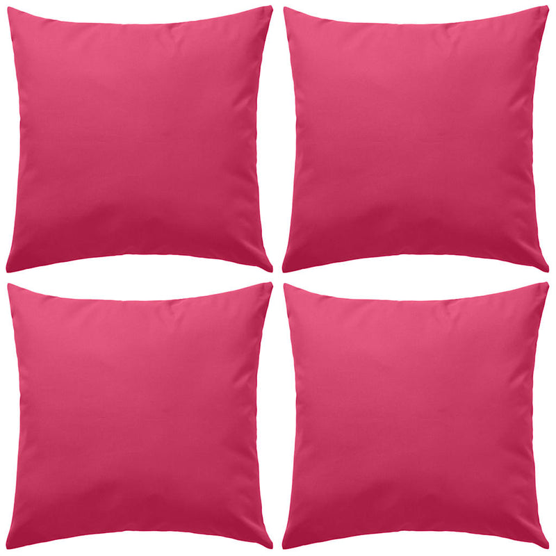Vidaxl cuscini da esterno 45x45 cm rosa 4 pezzi