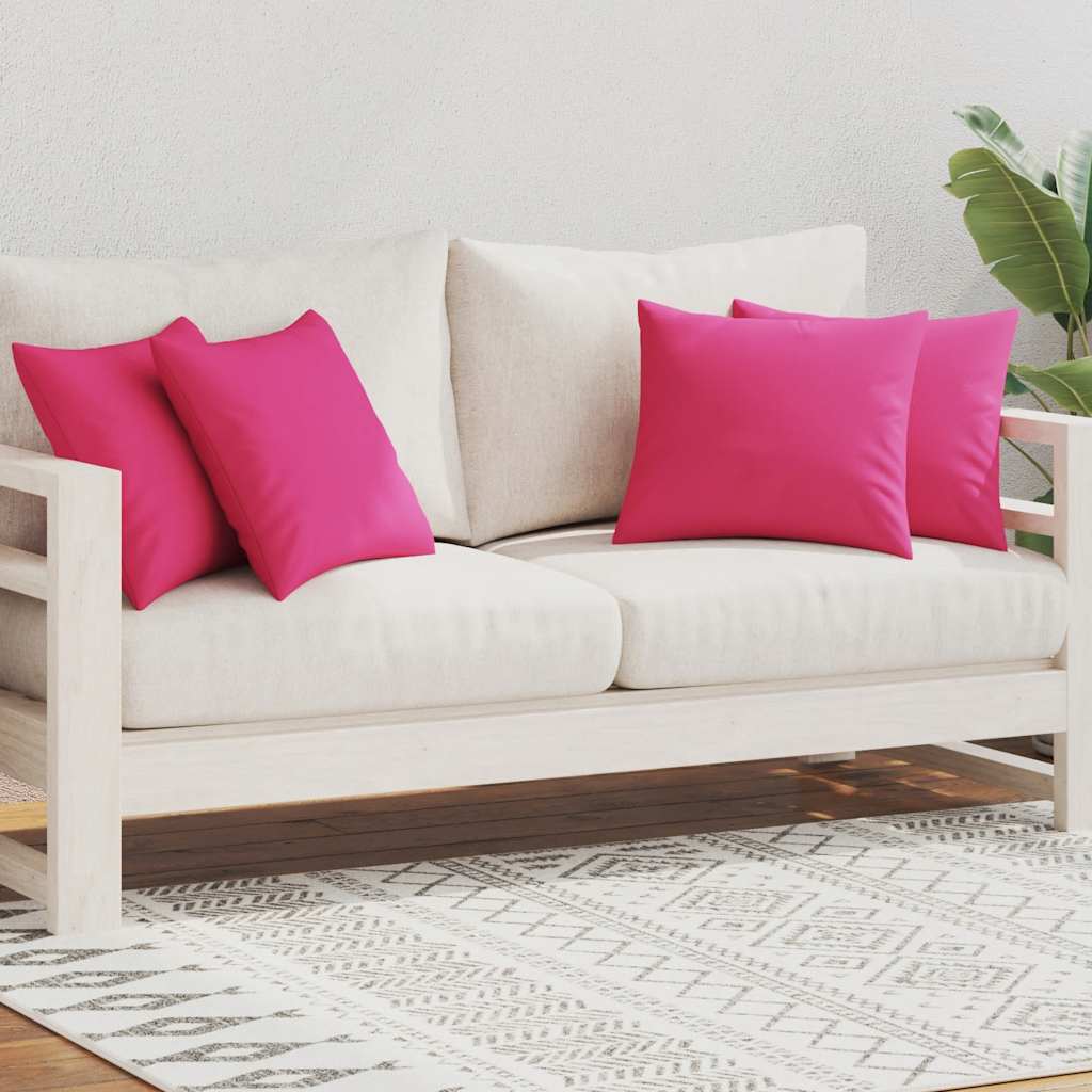 Vidaxl cuscini da esterno 45x45 cm rosa 4 pezzi