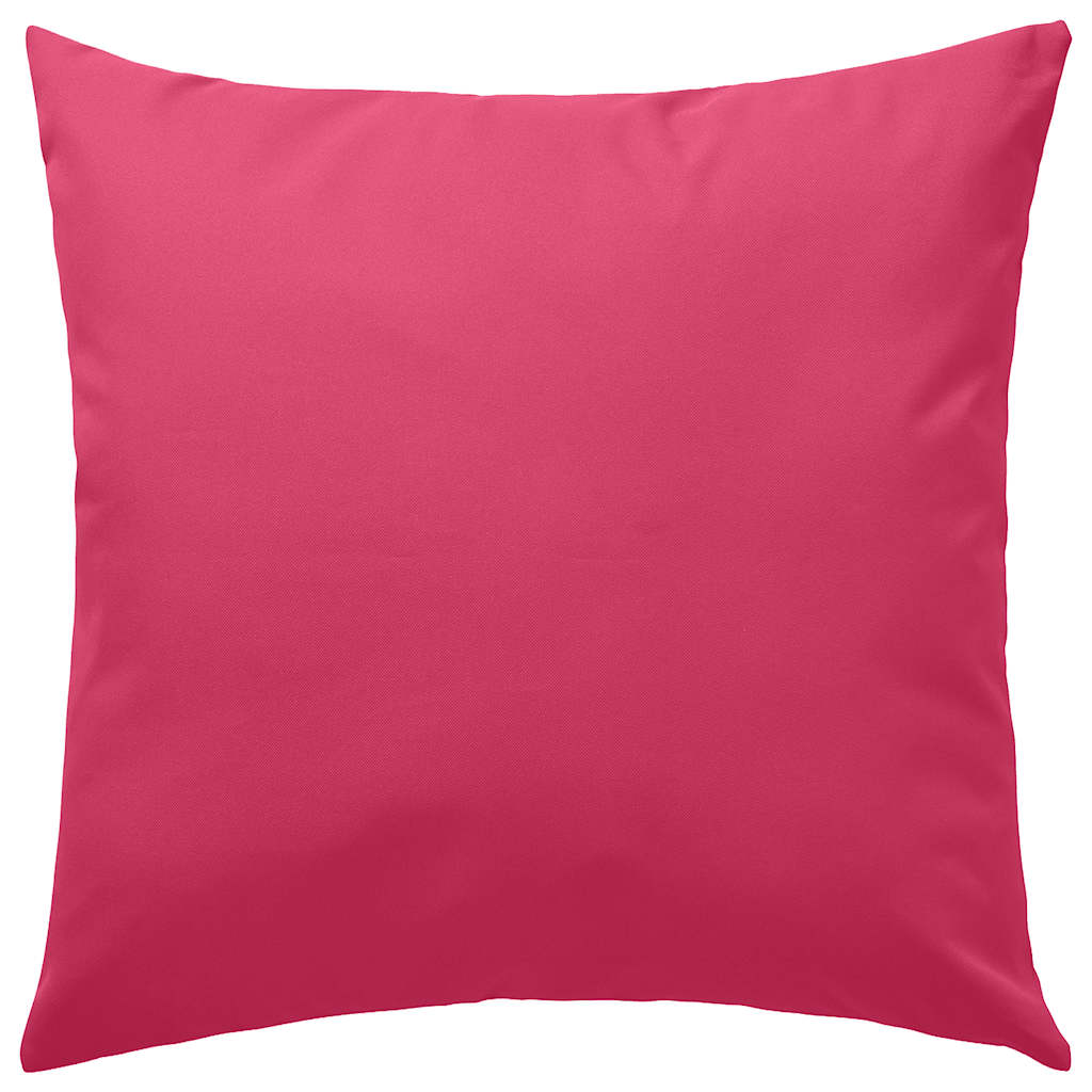 Vidaxl cuscini da esterno 45x45 cm rosa 4 pezzi