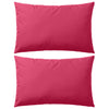 Vidaxl cojines al aire libre 60x40 cm rosa 2 sts