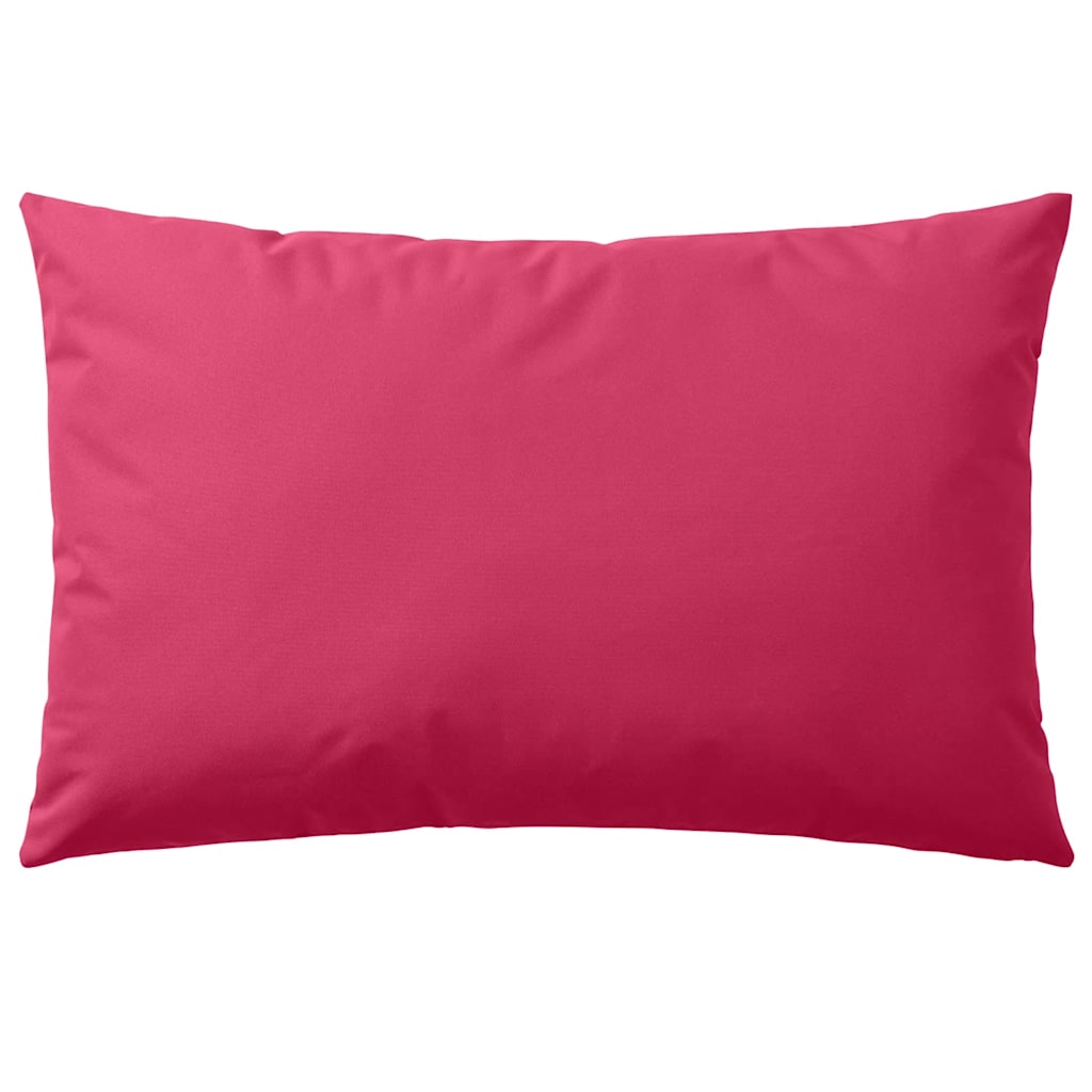 Vidaxl cojines al aire libre 60x40 cm rosa 2 sts