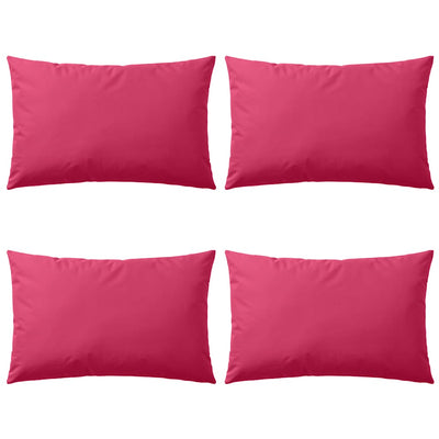 Vidaxl buitenkussens 60x40 cm roze 4 st