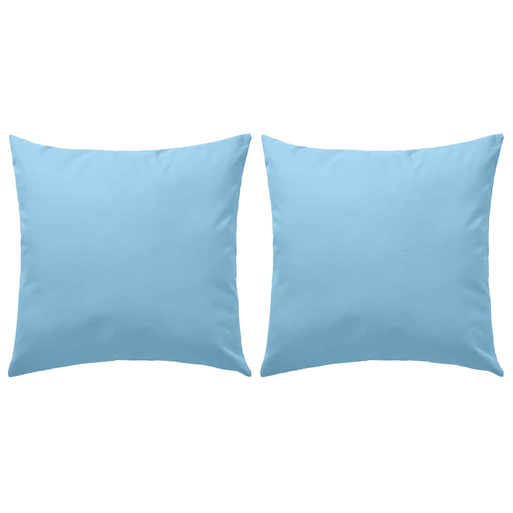Vidaxl cojines al aire libre 45x45 cm azul claro 2 sts