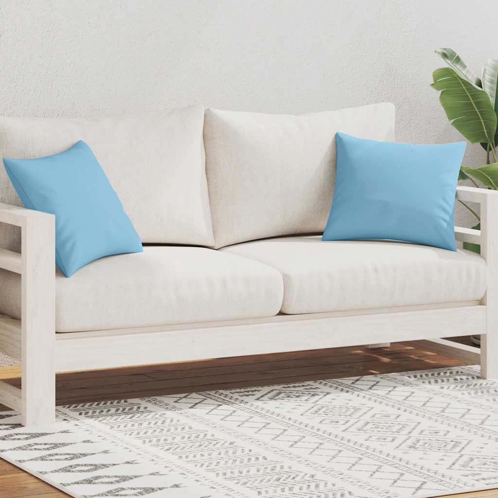 Vidaxl cojines al aire libre 45x45 cm azul claro 2 sts