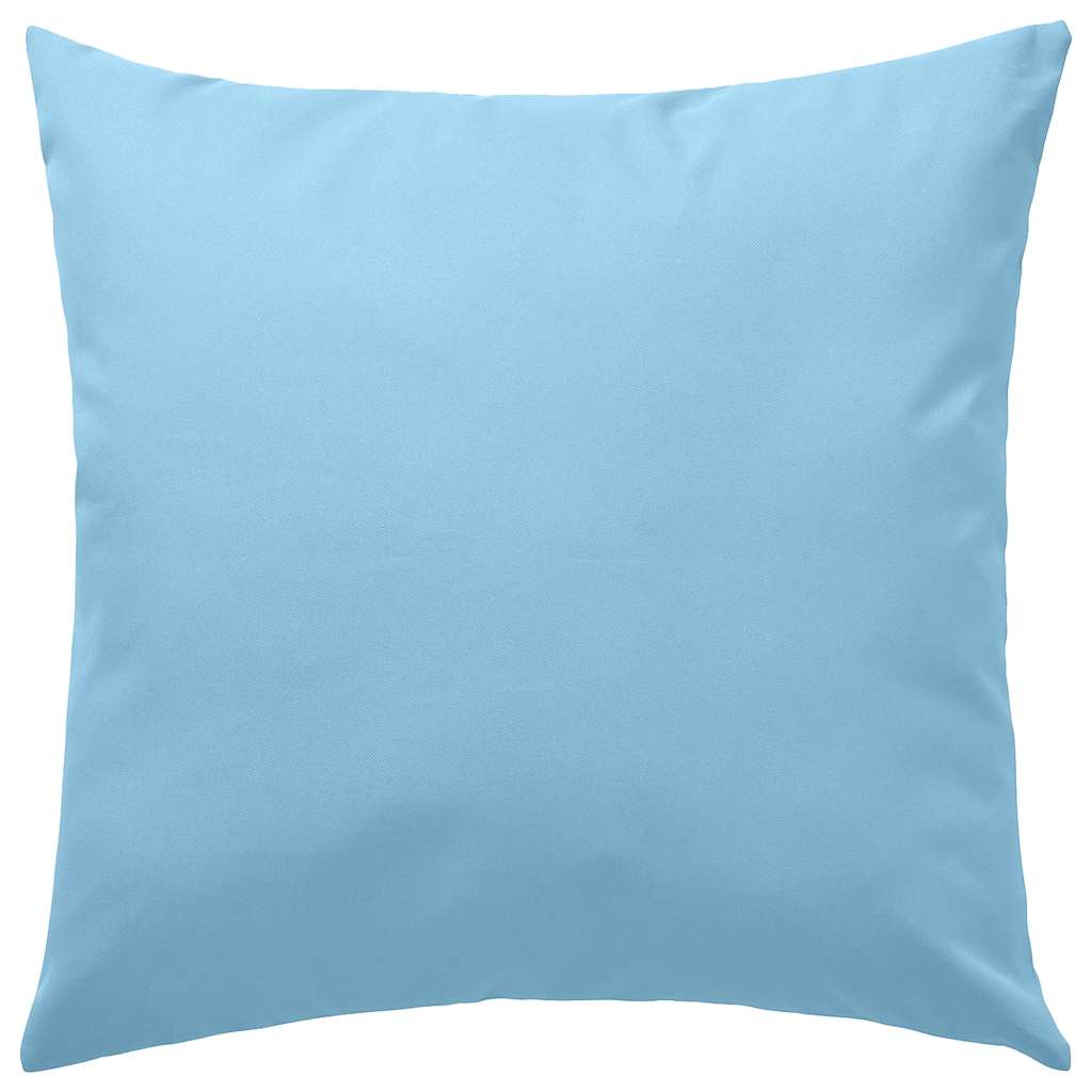 Vidaxl cojines al aire libre 45x45 cm azul claro 2 sts