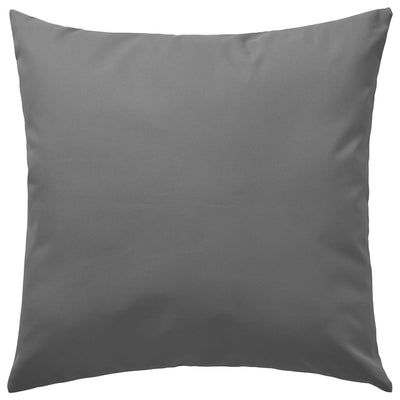 Cojines al aire libre de Vidaxl 45x45 cm gris 2 pcs