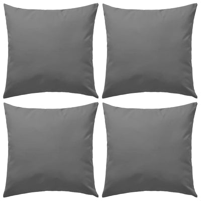 Vidaxl buitenkussens 45x45 cm grijs 4 st