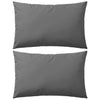 Vidaxl cuscini da esterno 60x40 cm grigio 2 pezzi