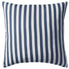 Vidaxl cojines al aire libre 45x45 cm a rayas azul marino 4 pcs