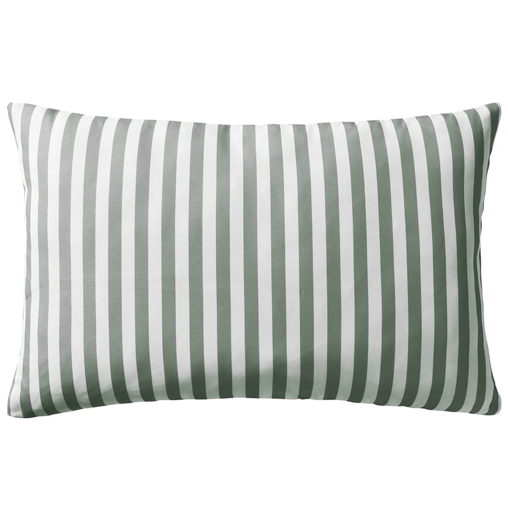Vidaxl cuscini da esterno 60x40 cm a strisce 2 pezzi