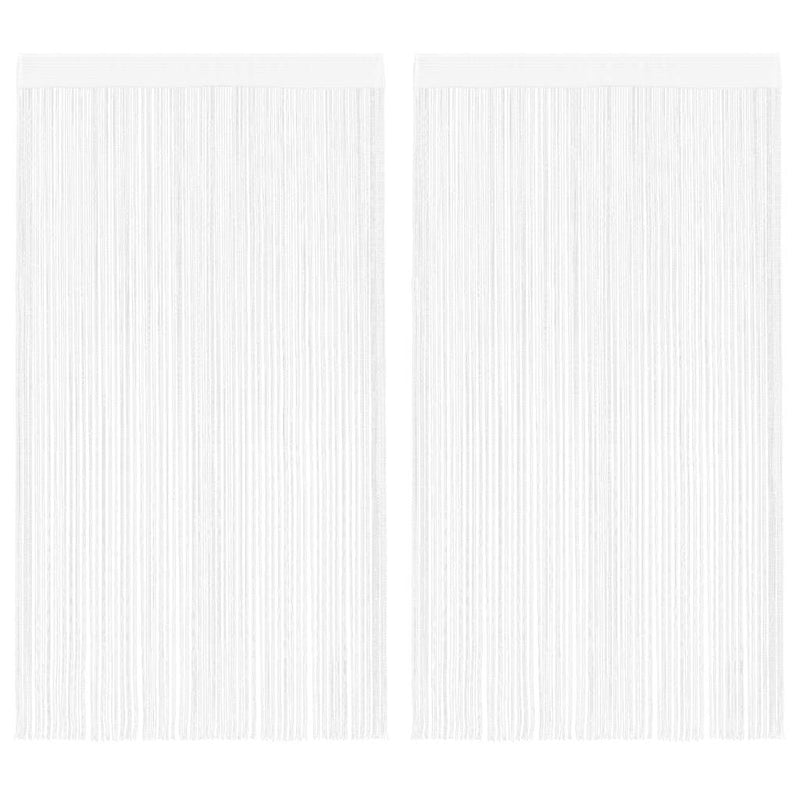 Vidaxl draadgordijnen 2 st 100x250 cm wit