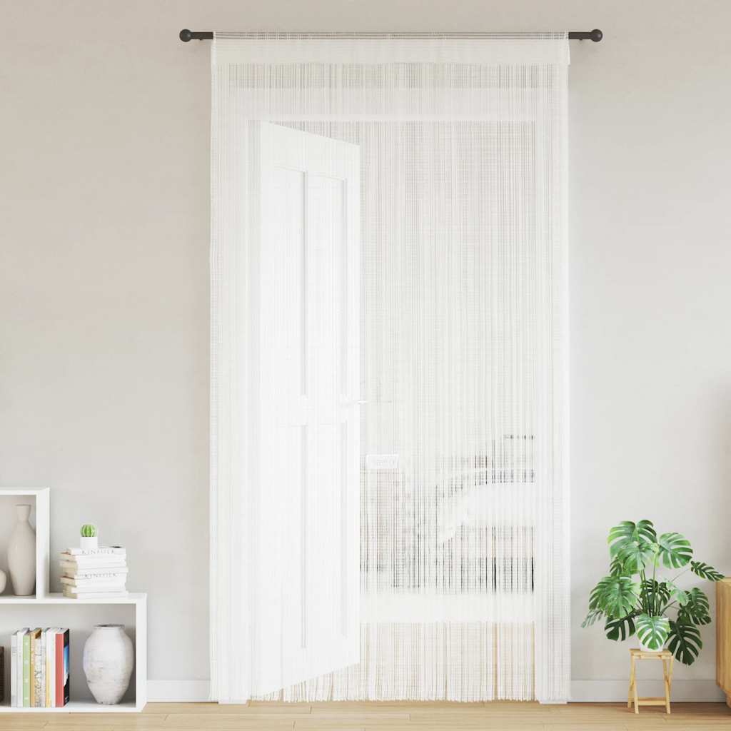 Tende a filo Vidaxl 2 pezzi 100x250 cm bianco