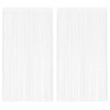 Tende a filo Vidaxl 2 St 140x250 cm bianco